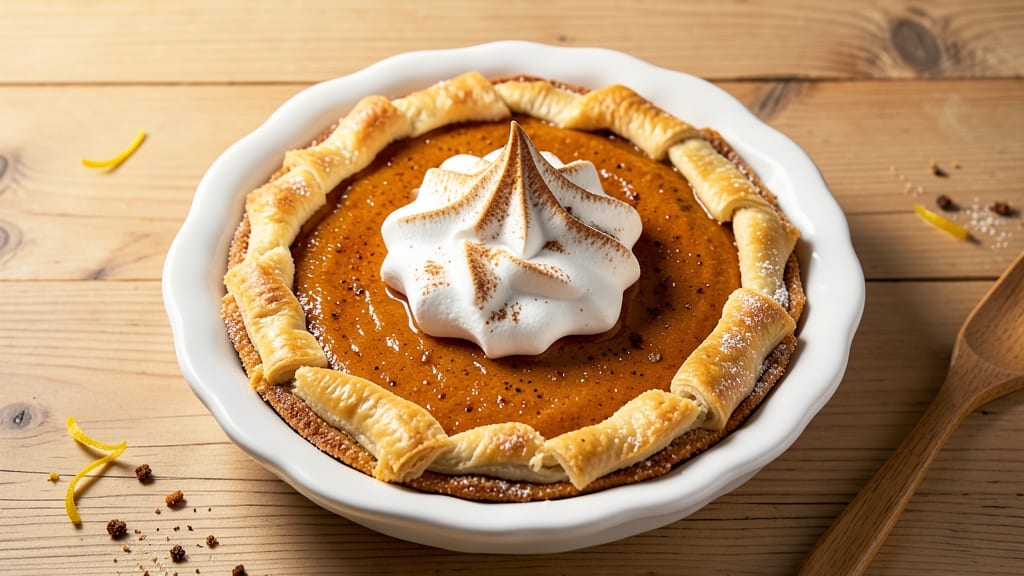 Pumpkin Pie Made With Egg Whites Recipe: Light-as-Air Crust Without the Fat