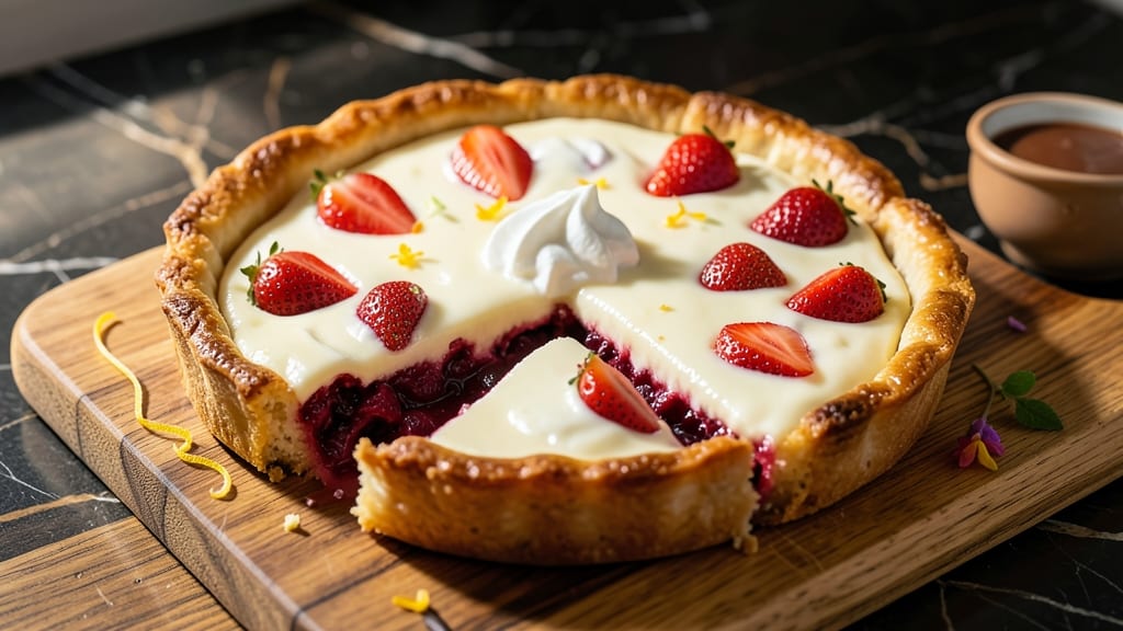 7-Up Strawberry Pie Recipe: Citrus-Kissed Filling With Foil-Sealed Yolk Magic