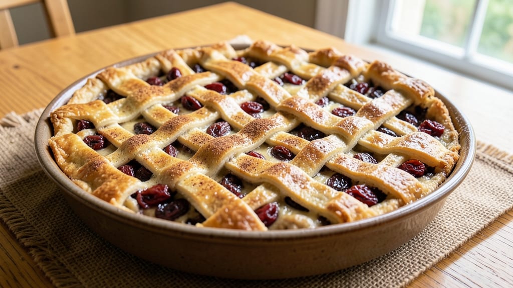 Amish Raisin Pie Recipe: Spiced Fruit Filling with Crispy Homemade Crust