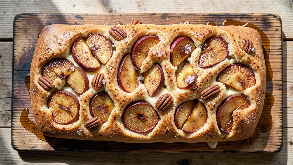 Sourdough Apple Pie Focaccia Recipe: Sweet Bread with Buttery Crust and Spiced Apple Filling