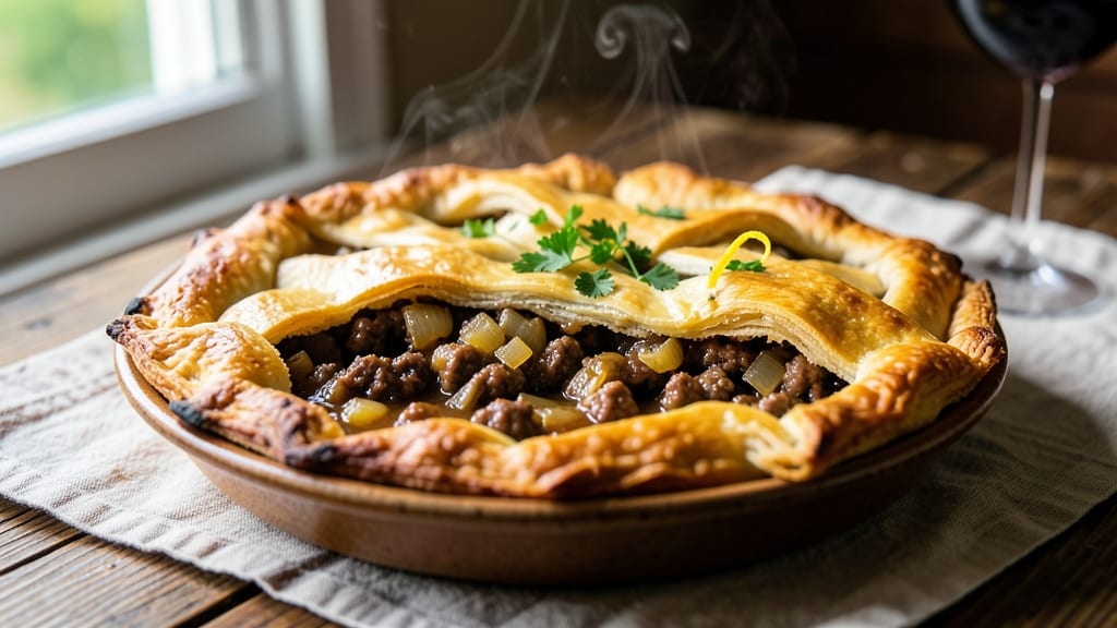 American Meat Pie Recipe: Savory Pastry Hugs Juicy Meat Filling