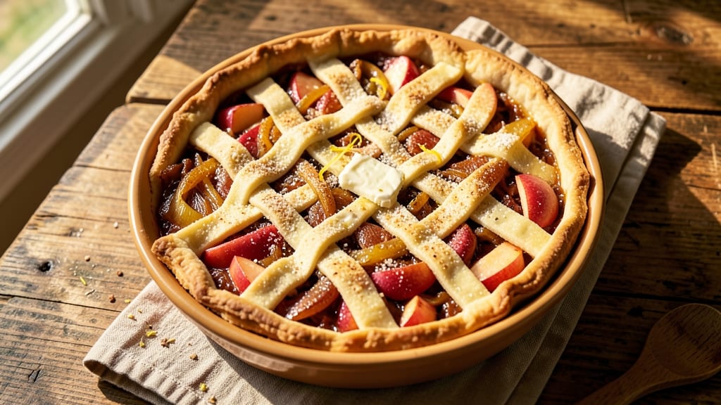 Apple Onion Pie Recipe: Sweet-Savory Crust That Shines Through