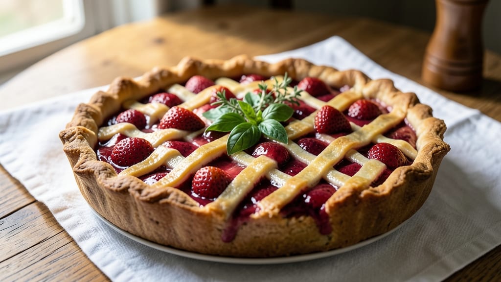 Anna Miller's Strawberry Pie Recipe: Vanilla Bean Swirls and Flaky Lattice Top