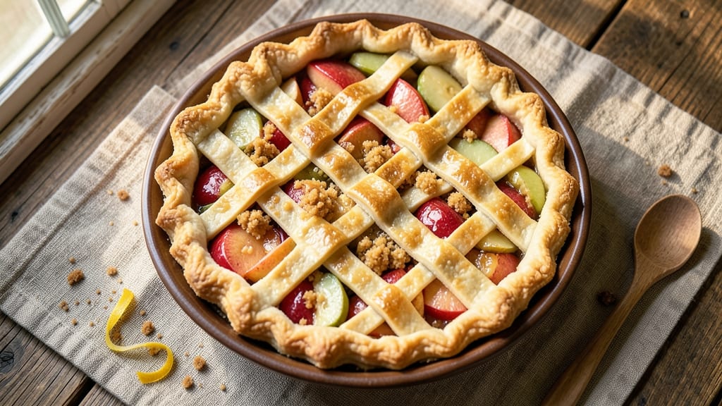 8 Apple Pie Recipe: Cinnamon-Spiced Filling in Flaky Crust