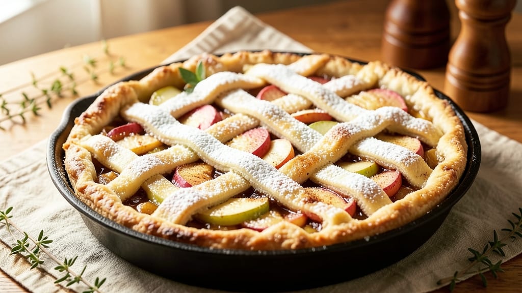 Paula Deen's Dutch Apple Pie Recipe: Spiced Cinnamon Crust Meets Warm Vanilla Filling