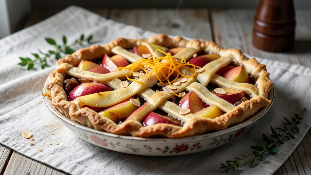 All-Fruit Mincemeat Pie Recipe: Bursting With Spiced Apple-Pear Filling