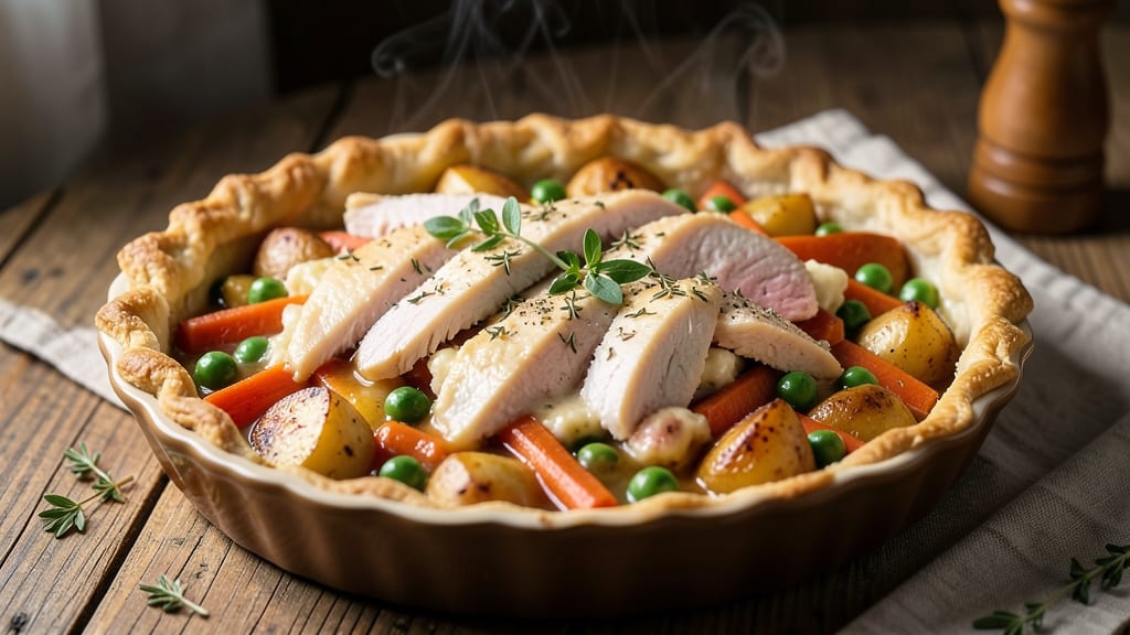 Amazing Chicken Pot Pie Recipe: Flaky Crust Hugs Savory Gravy and Tender Chicken