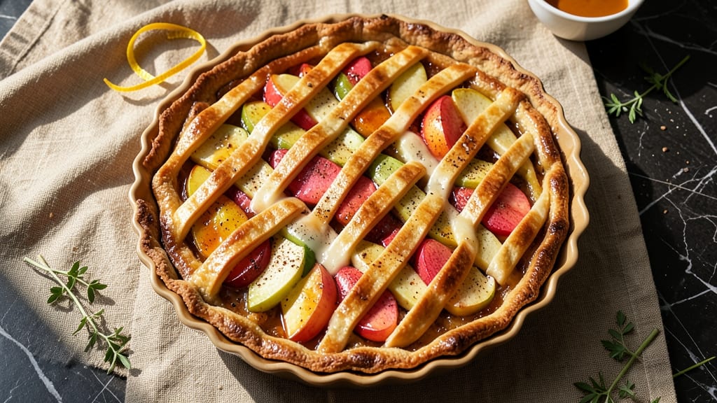 2 Apple Pie Recipe: Caramelized Topping, Spiced Filling, Zero Burnt Edges