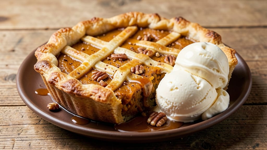 Pumpkin Pie Recipe With Vanilla Ice Cream: Classic Spice-Meets-Creamy Contrast