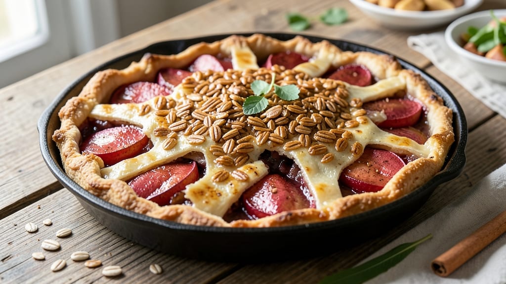 Apple Brown Betty Pie Recipe: Spiced Apple Filling Baked in Buttery Oat Streusel