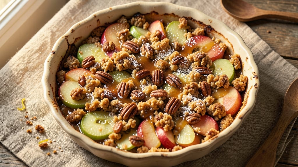 Apple Pecan Crumble Pie Recipe: Warm Spice and Nutty Crunch in One Bite