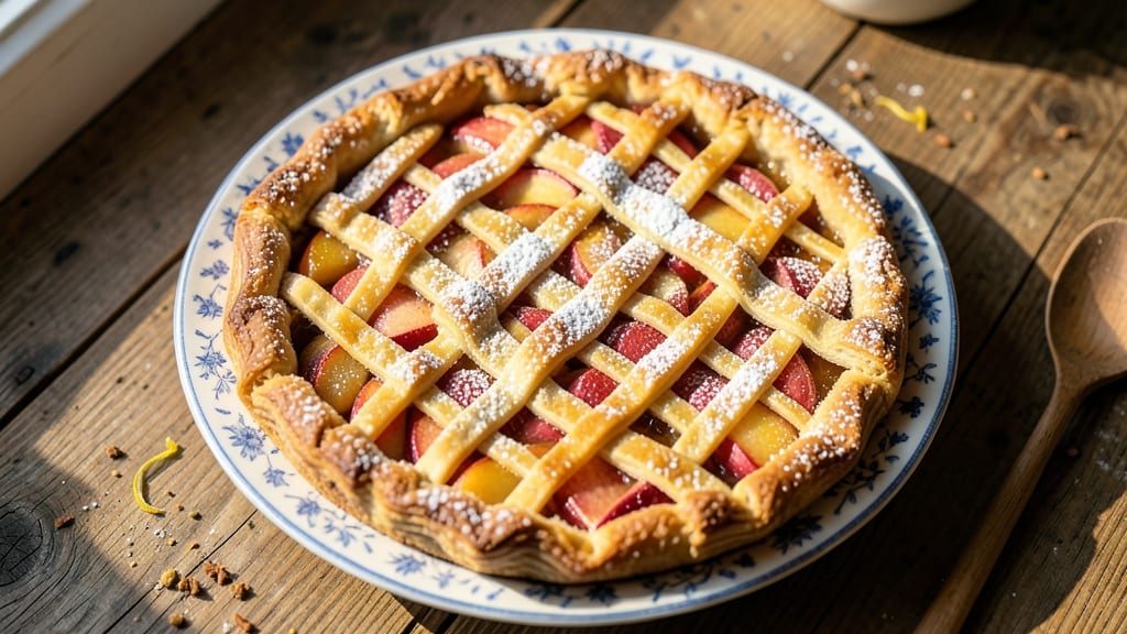 9.5-Inch Apple Pie Recipe: Homemade Crust That Shines Like Bakery Glass