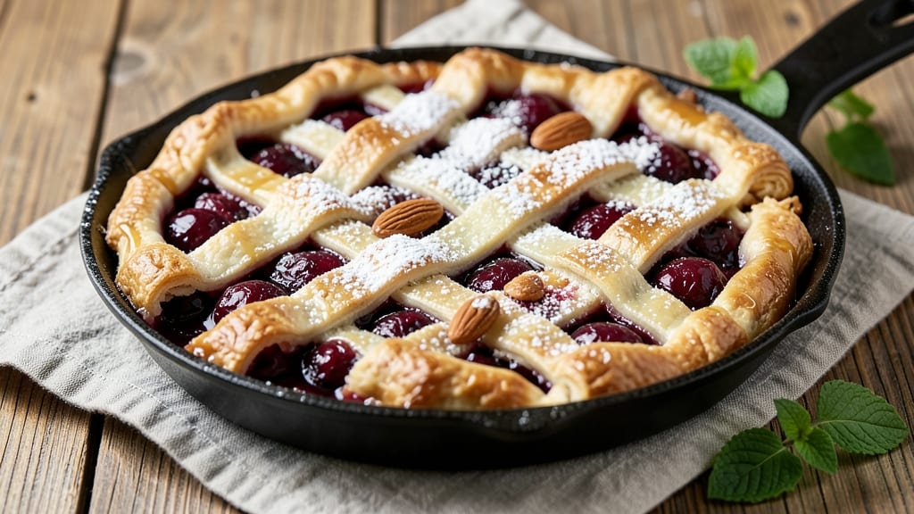 American Cherry Pie Recipe: Juicy Fruit Filling in Buttery Lattice Crust