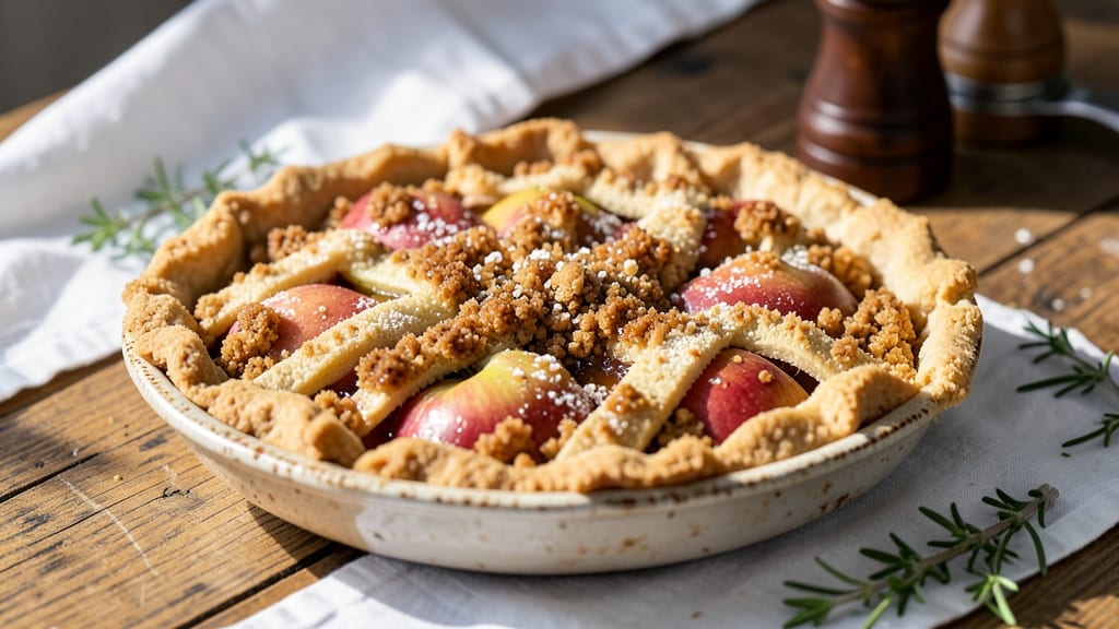 Apple Crumb Pie Recipe With Graham Cracker Crust: Buttery Crunch Meets Spiced Apple Filling