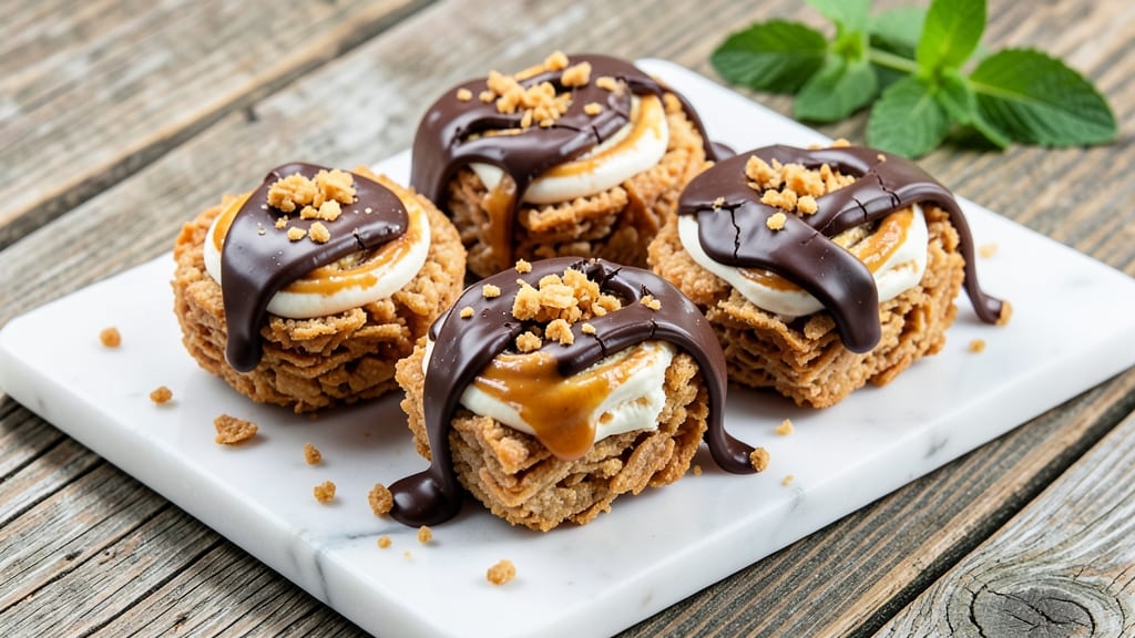 Rice Krispie S'mores Pinwheels Recipe: Gooey Marshmallow and Chocolate Swirls