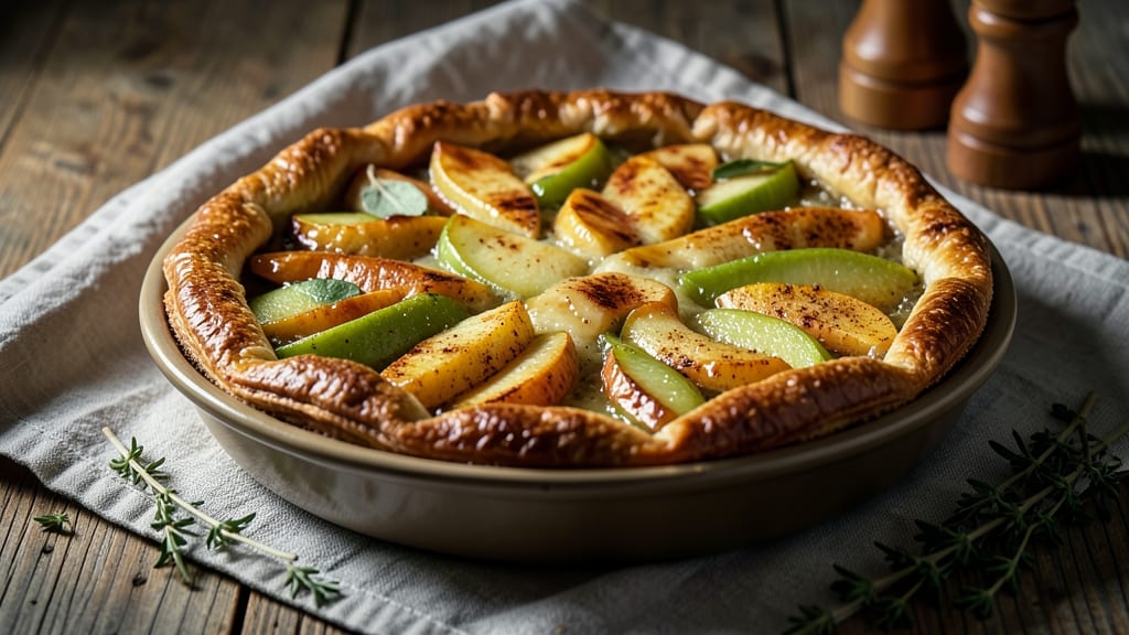1894 German Apple Pie Recipe: Spiced Filling and Buttery Lattice Crust Harmony