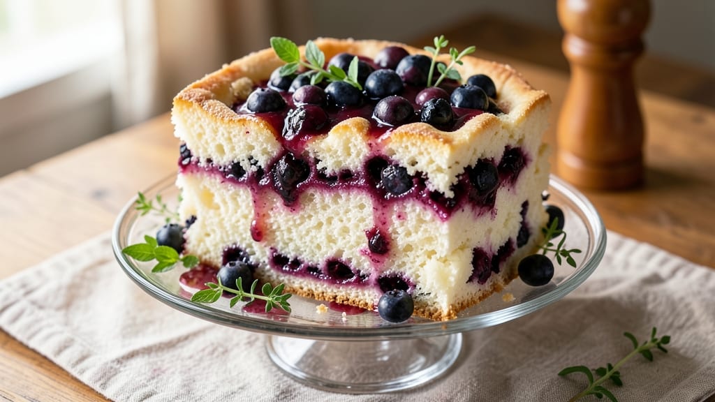 Angel Food Cake and Blueberry Pie Filling Recipe: Light-as-Air Layers With Bursting Berries