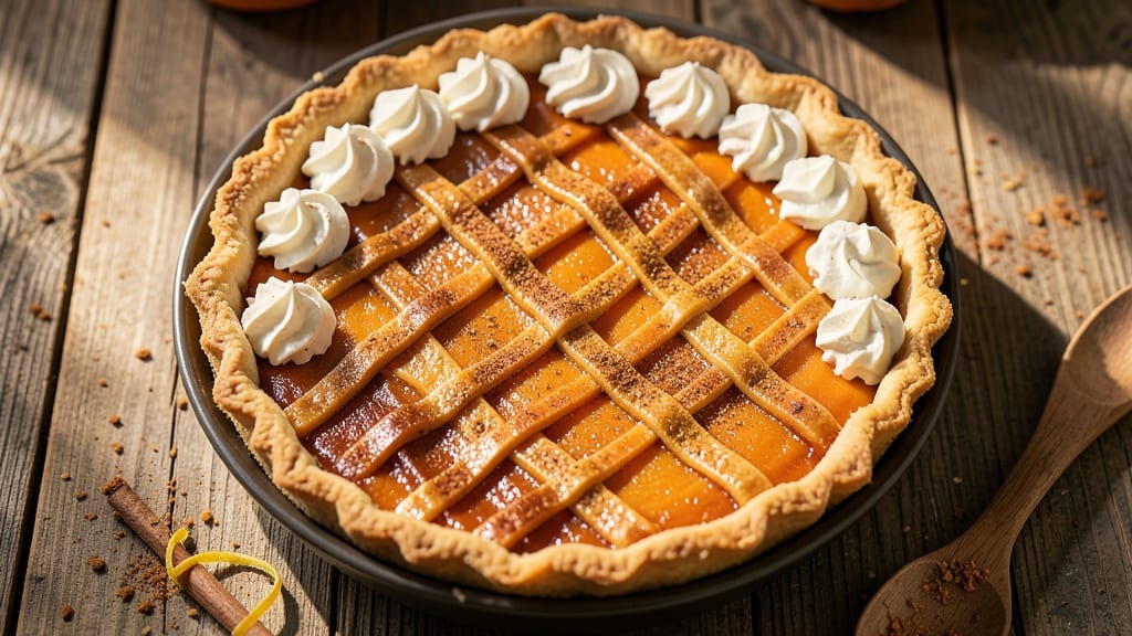 9.5-Inch Pumpkin Pie Recipe: Foil-Sealed Yolk Brilliance in Crispy Tortilla Cups