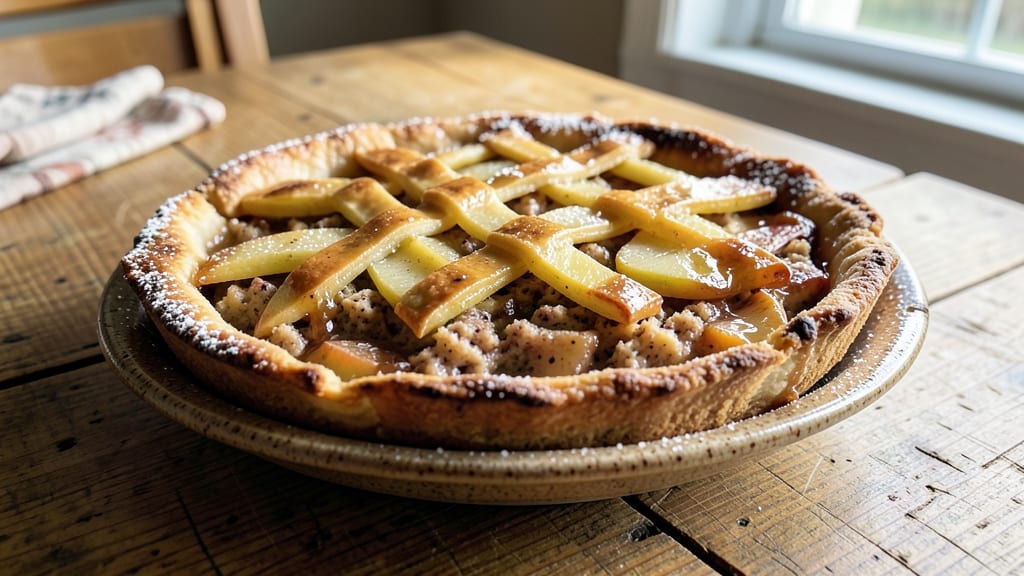 Apple Hill Pie Recipe: Spiced Apple Filling Hugged by Buttery Lattice Crust